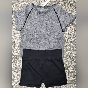 Victoria's Secret PINK Gray and Black Athletic Set